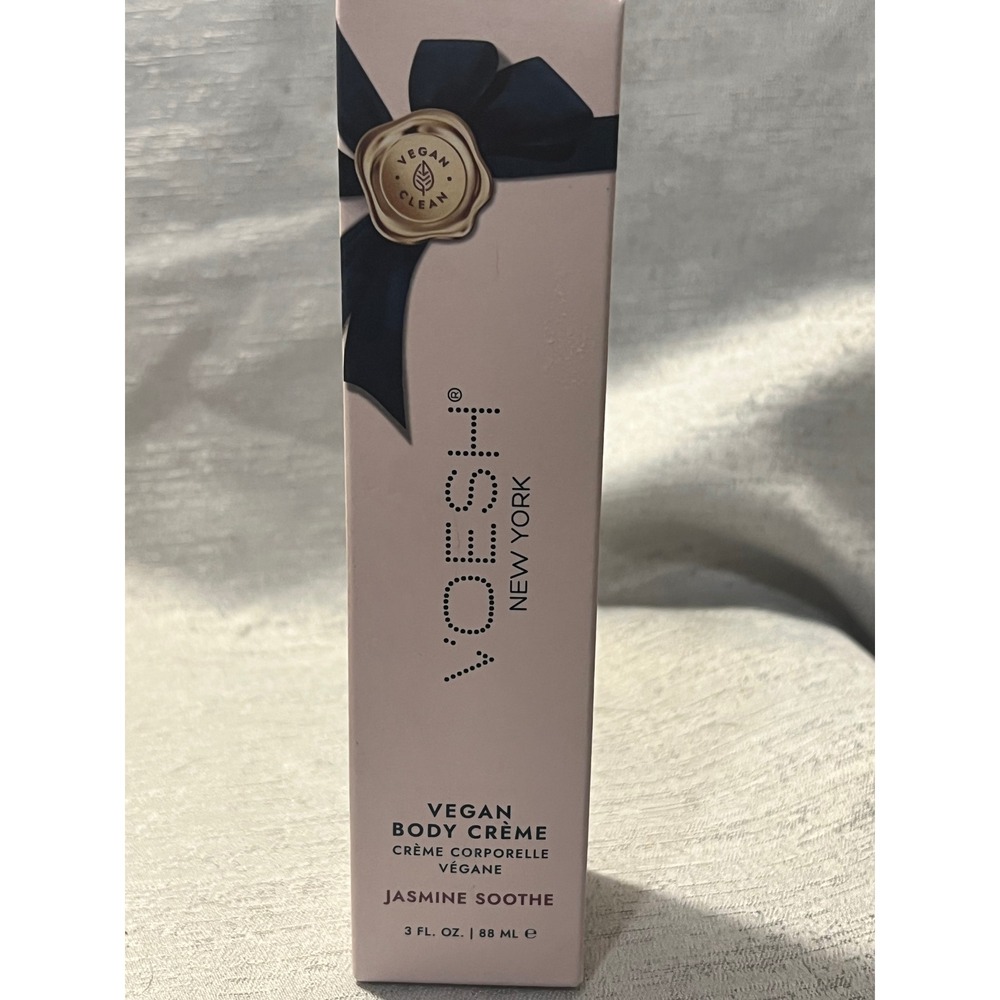 VOESH New York Vegan Body Creme Jasmine Soothe 3oz Organic Olive & Avocado Oil